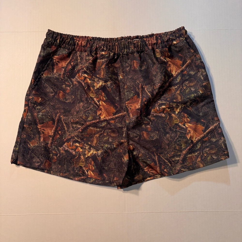 Mnml Real Tree Hunter Camo Summer Athletic Streetwear Pocket Shorts XL BNWT
